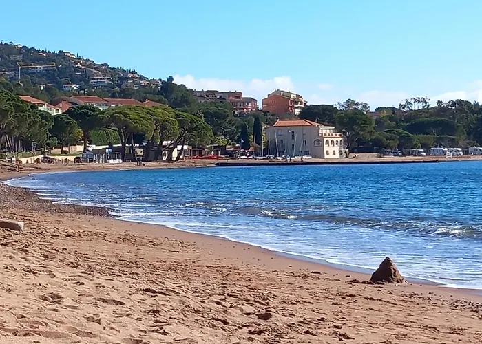 Vue Piscines Parking Les Coraux Agay *